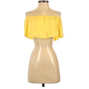 Yellow Crop Top l SIZE S